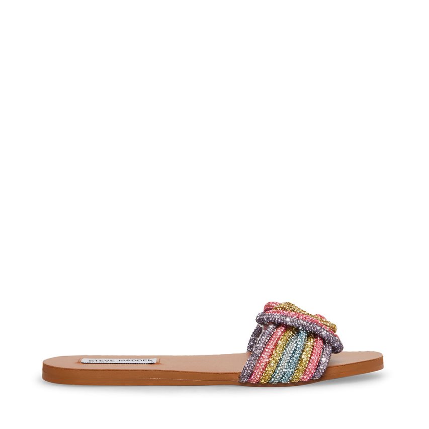 Sandalias Planas Steve Madden Adore Mujer Multicolor | ES MT36E0